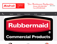 Tablet Screenshot of modrakproducts.com